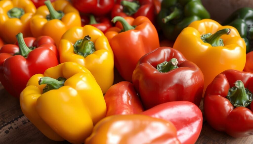 Colorful bell peppers