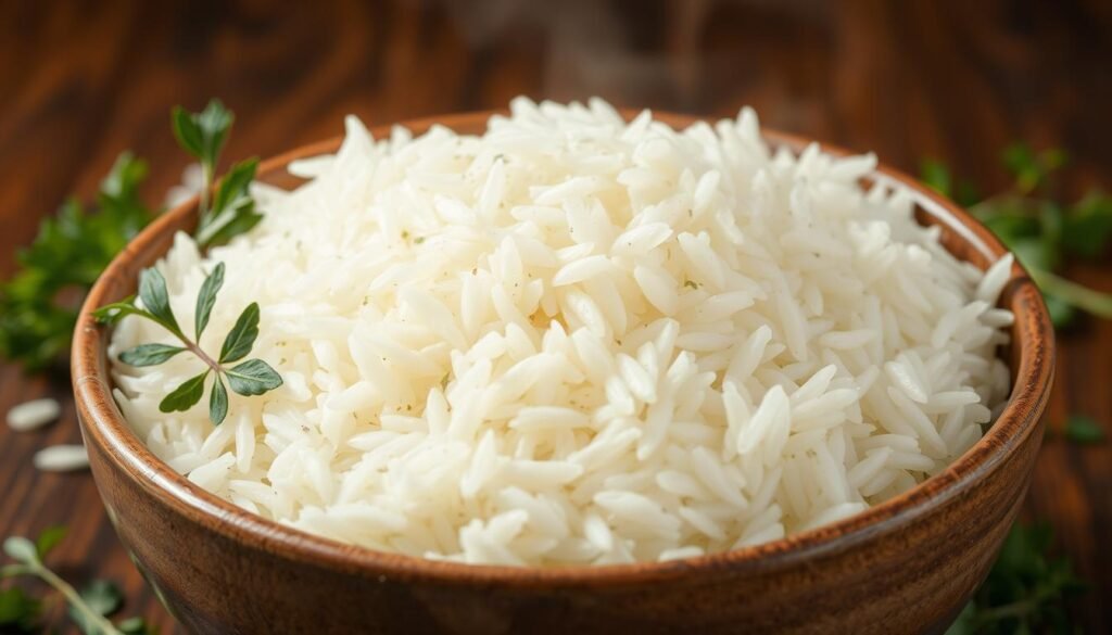 Fluffy basmati rice