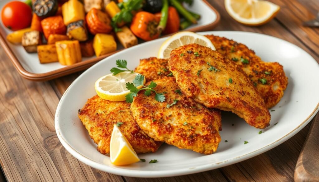 crispy baked chicken cutlets