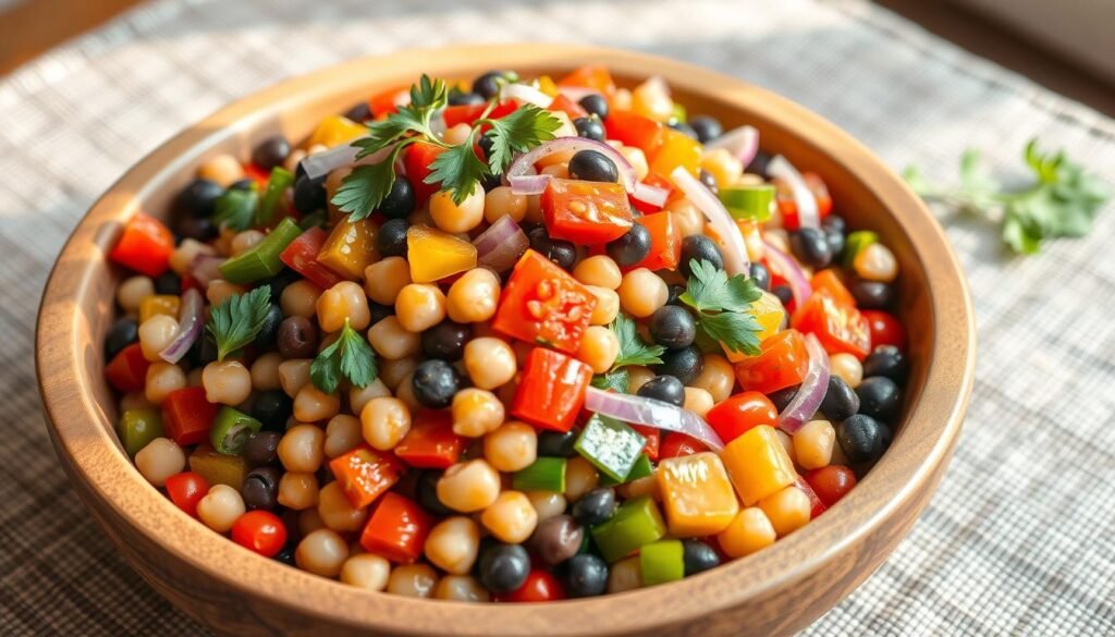 dense bean salad