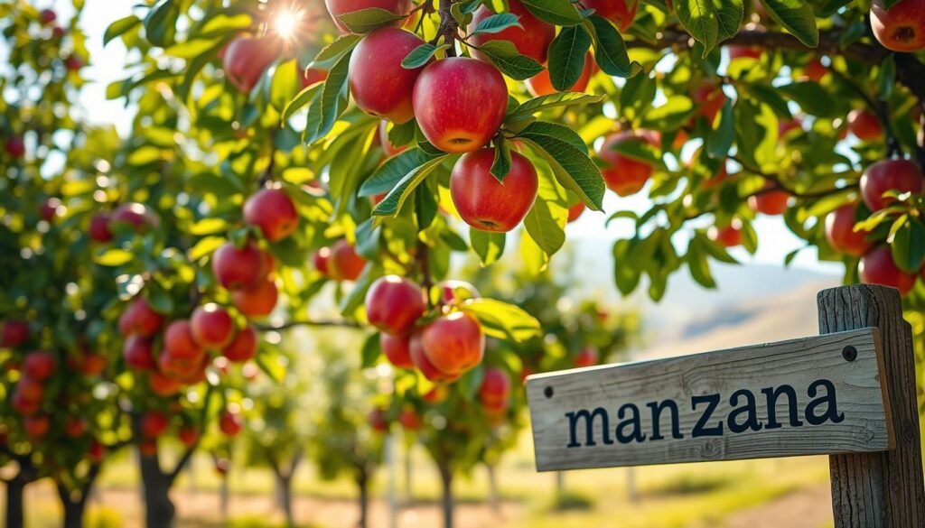 manzana en español