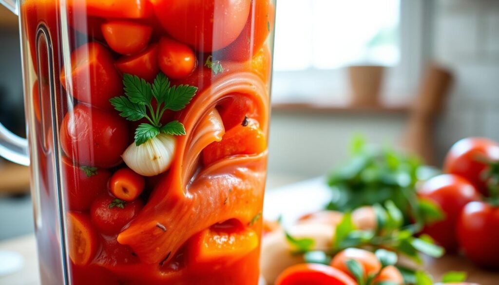 roasted tomato sauce blending