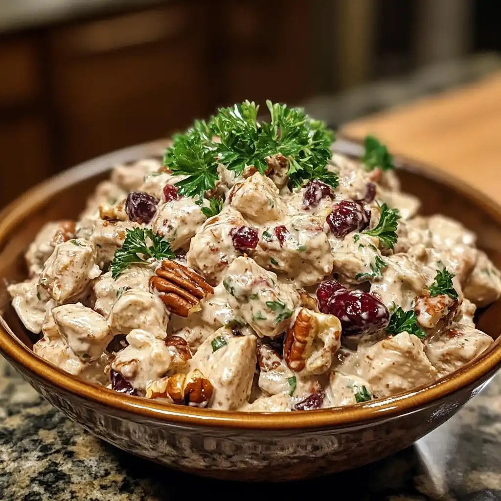 Cranberry Pecan Chicken Salad: Taste the Sweet & Nutty Delight!
