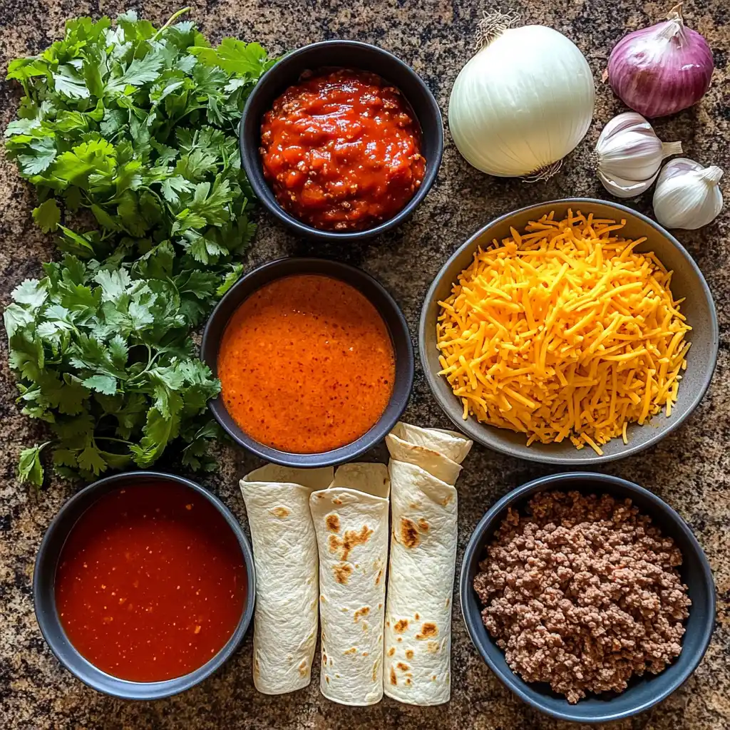 Ground Beef Enchiladas