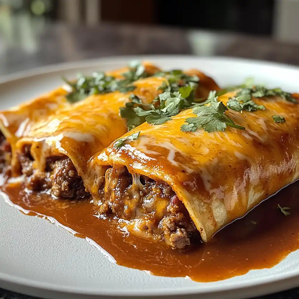 Ground Beef Enchiladas