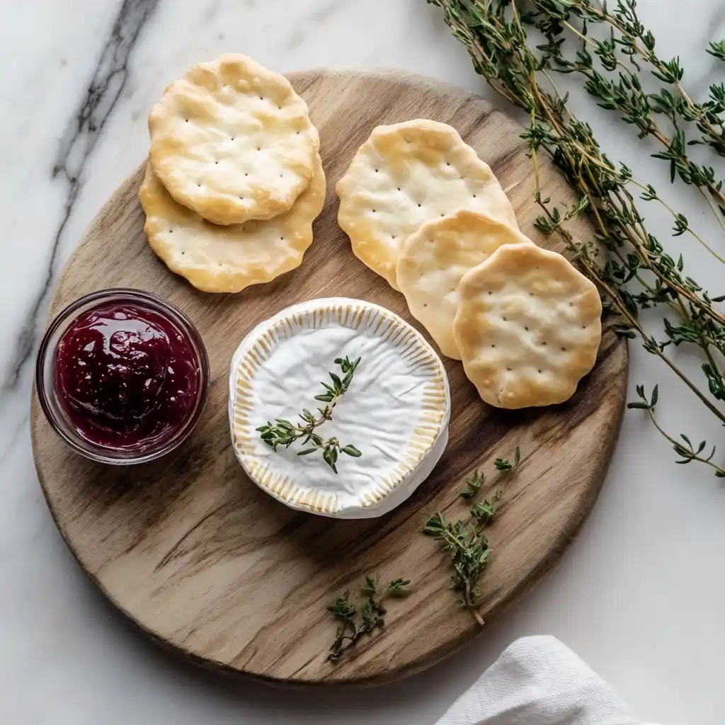 3-Ingredient Baked Brie with Jam Recipe