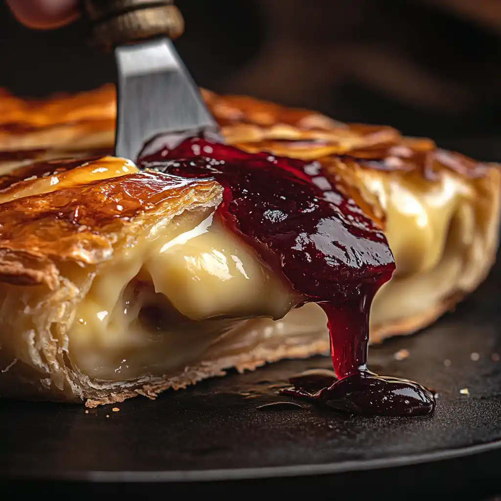 3-Ingredient Baked Brie with Jam Recipe