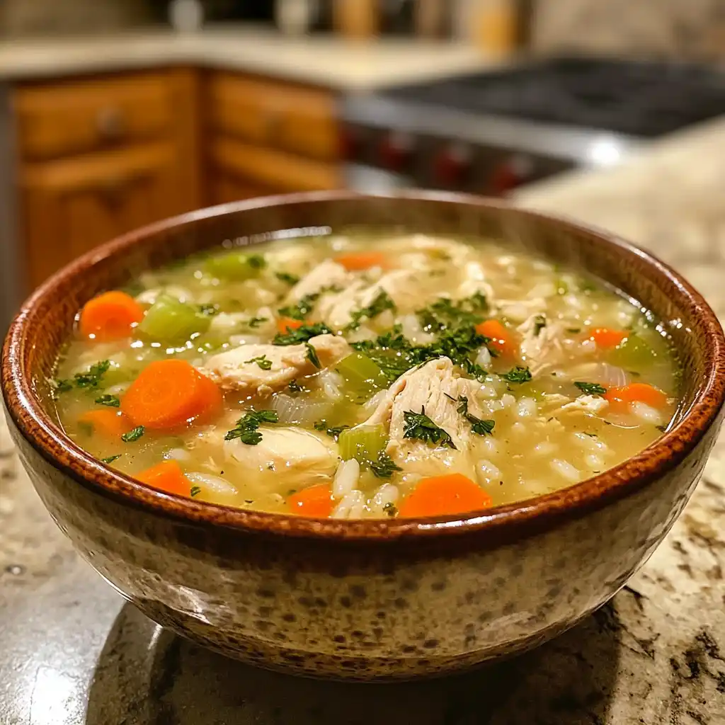 Lemon Herb Chicken and Rice Soup: Unlock flavorful weeknight comfort!