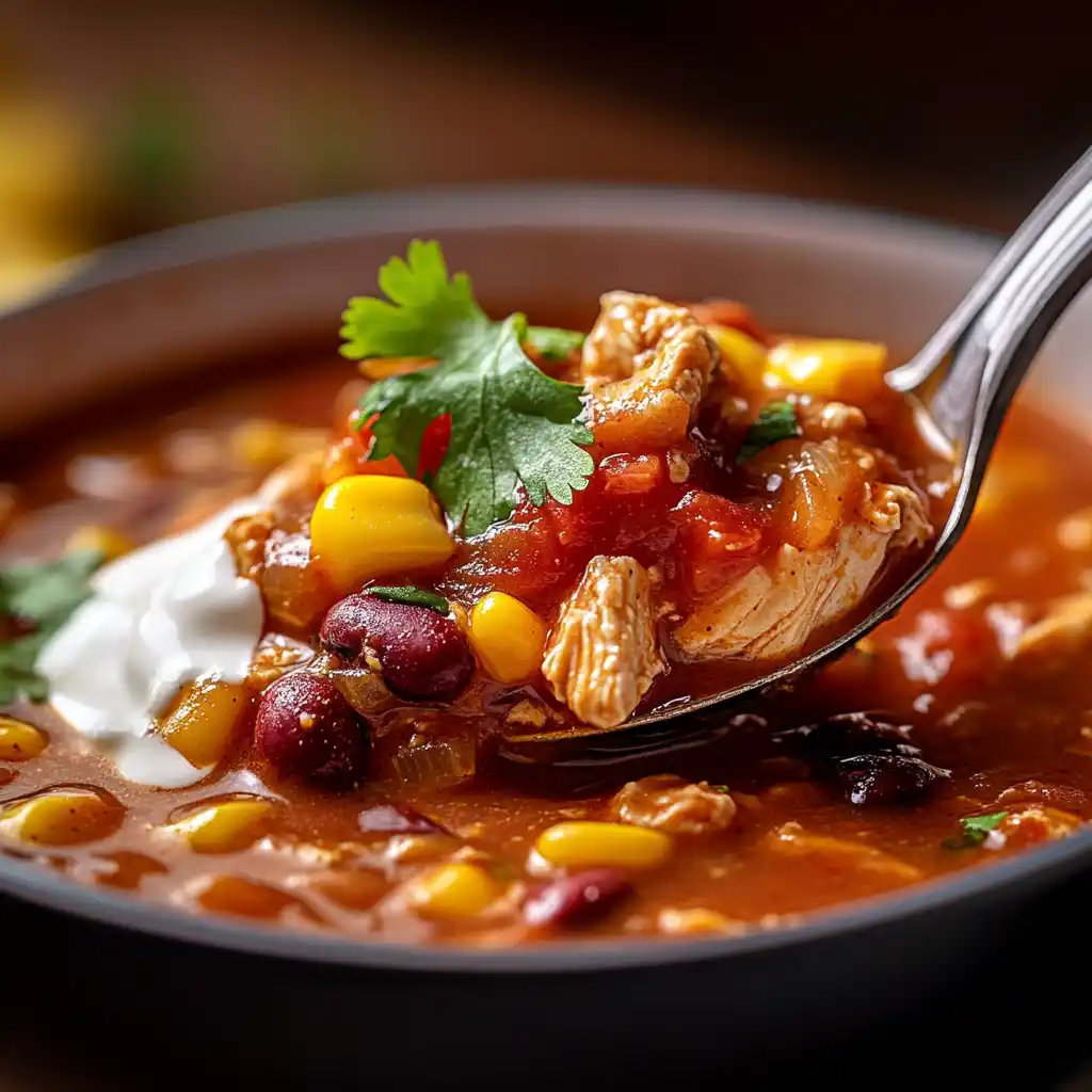 One-Pot Chicken and Black Bean Chili