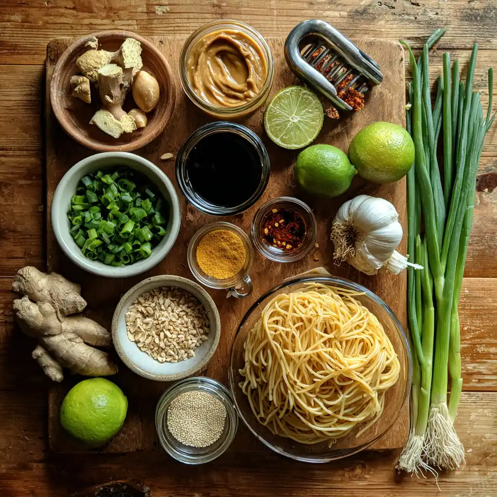 15-Min Spicy Peanut Noodles