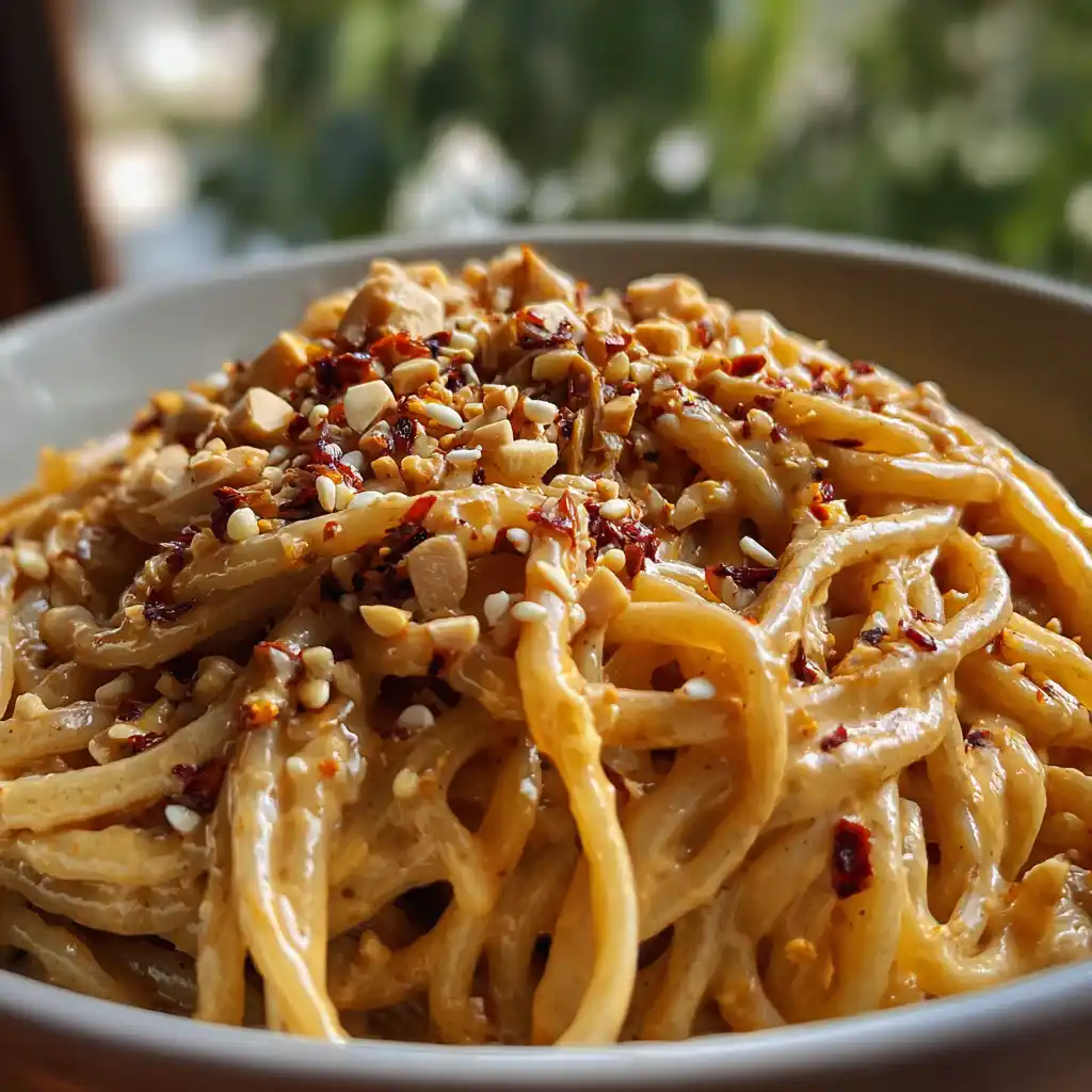 15-Min Spicy Peanut Noodles