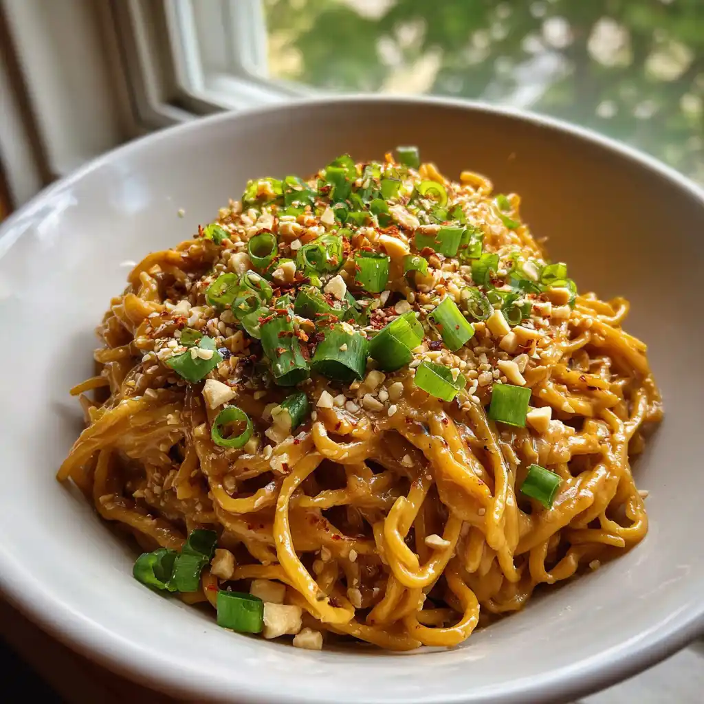 Easy 15-Min Spicy Peanut Noodles