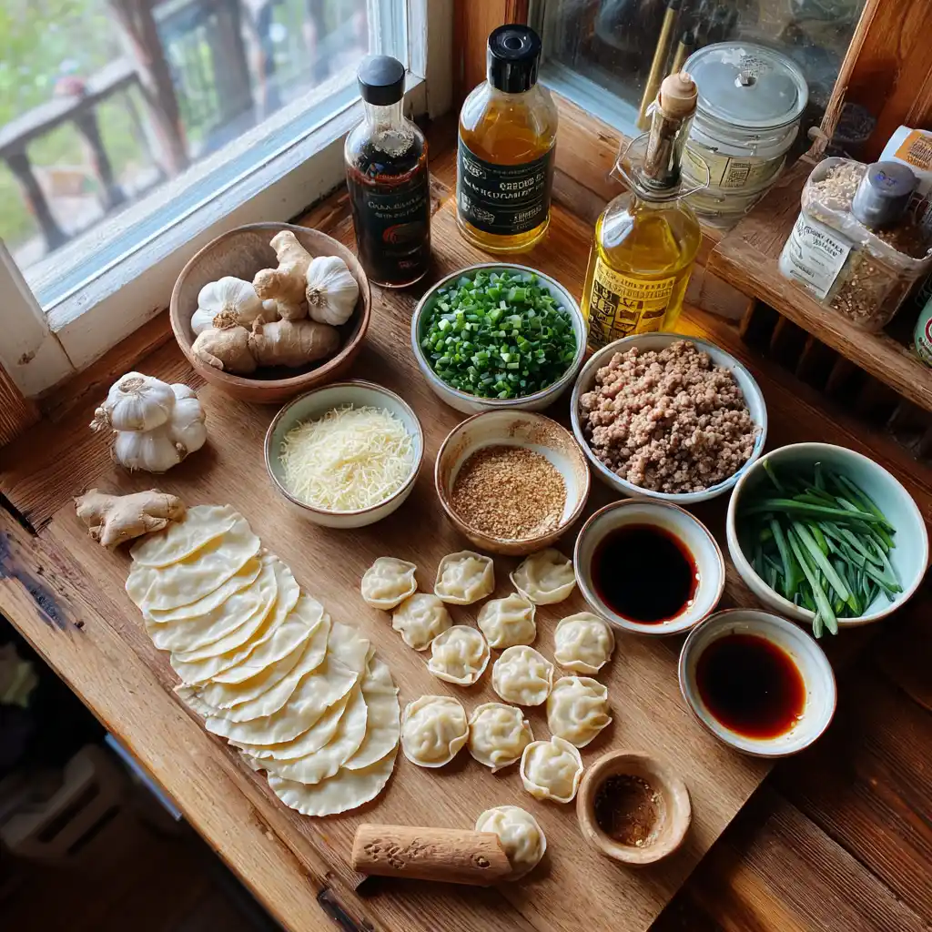 Asian Dumpling Lasagna