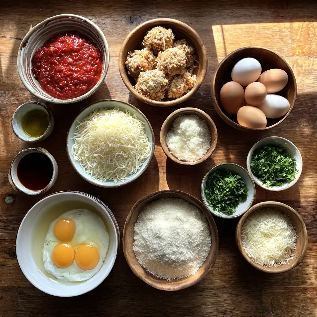 Chicken Parmesan Meatballs