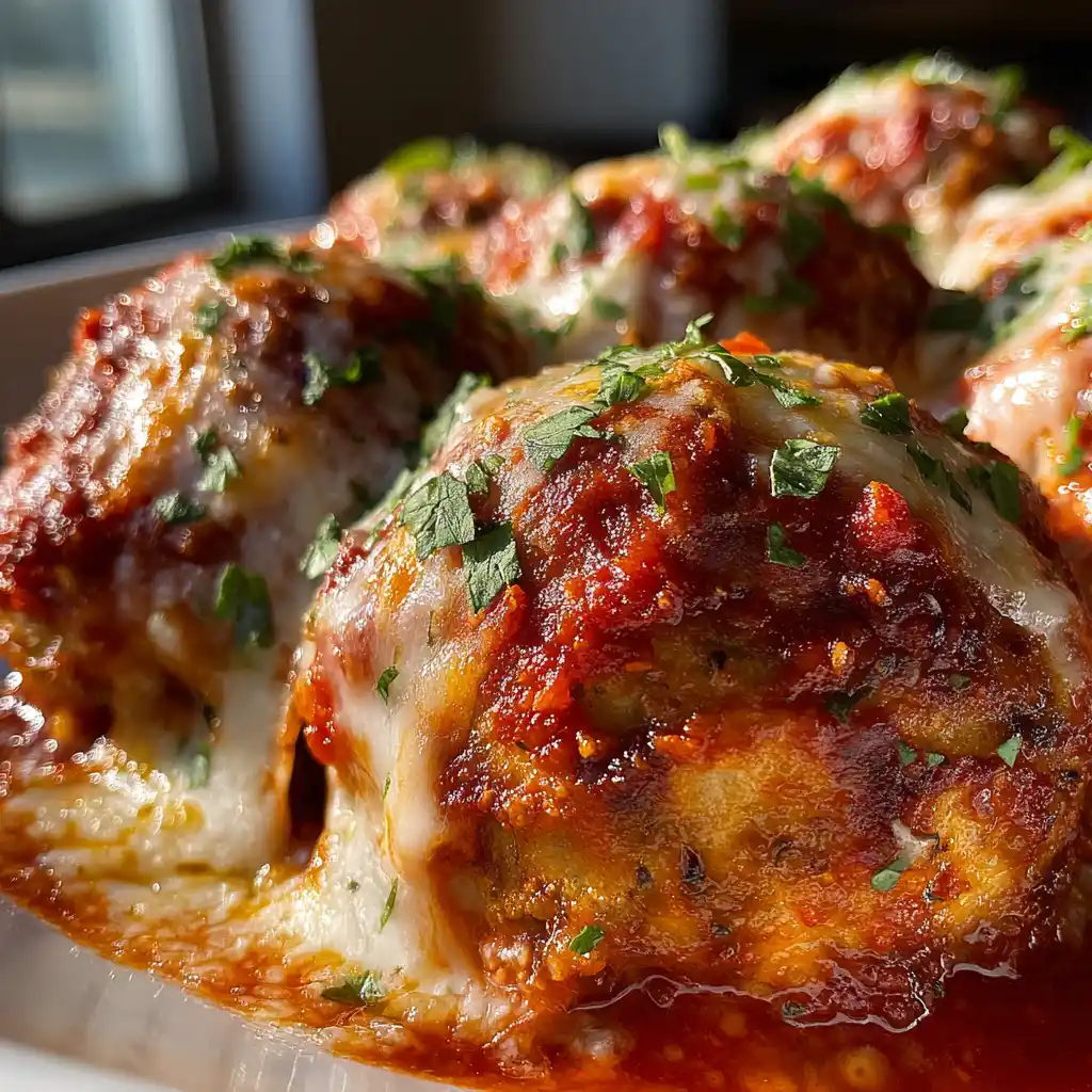 Chicken Parmesan Meatballs