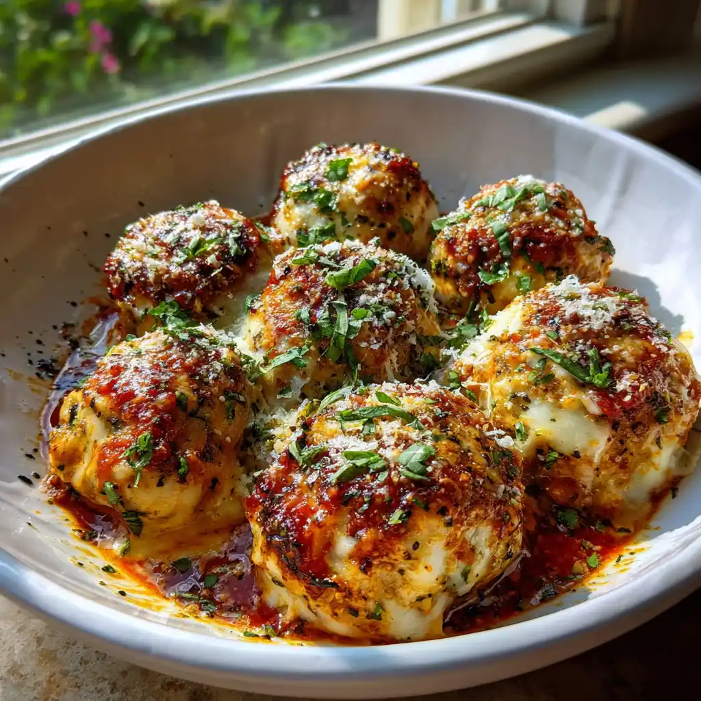 Chicken Parmesan Meatballs