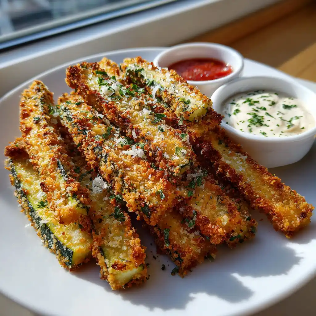Easy Crispy Baked Zucchini Fries