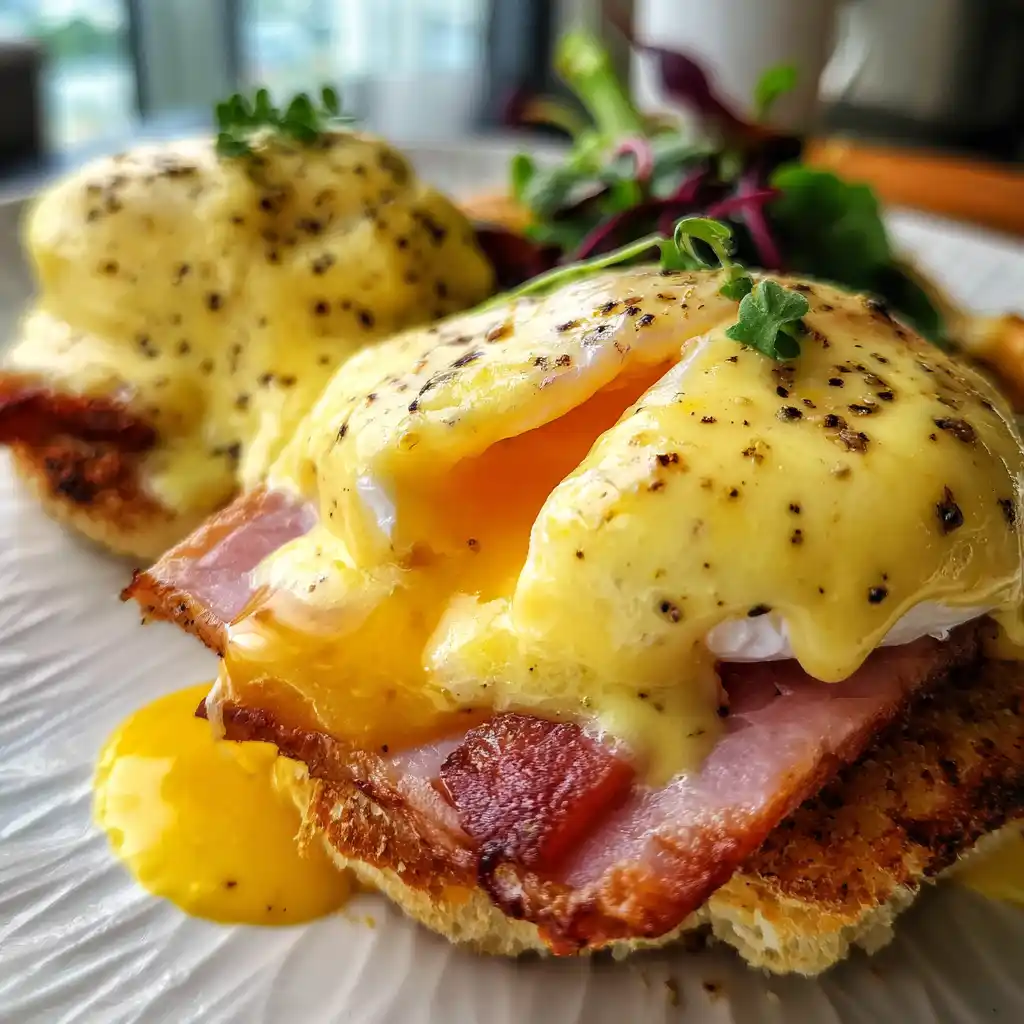 Easy Eggs Benedict with Homemade Hollandaise