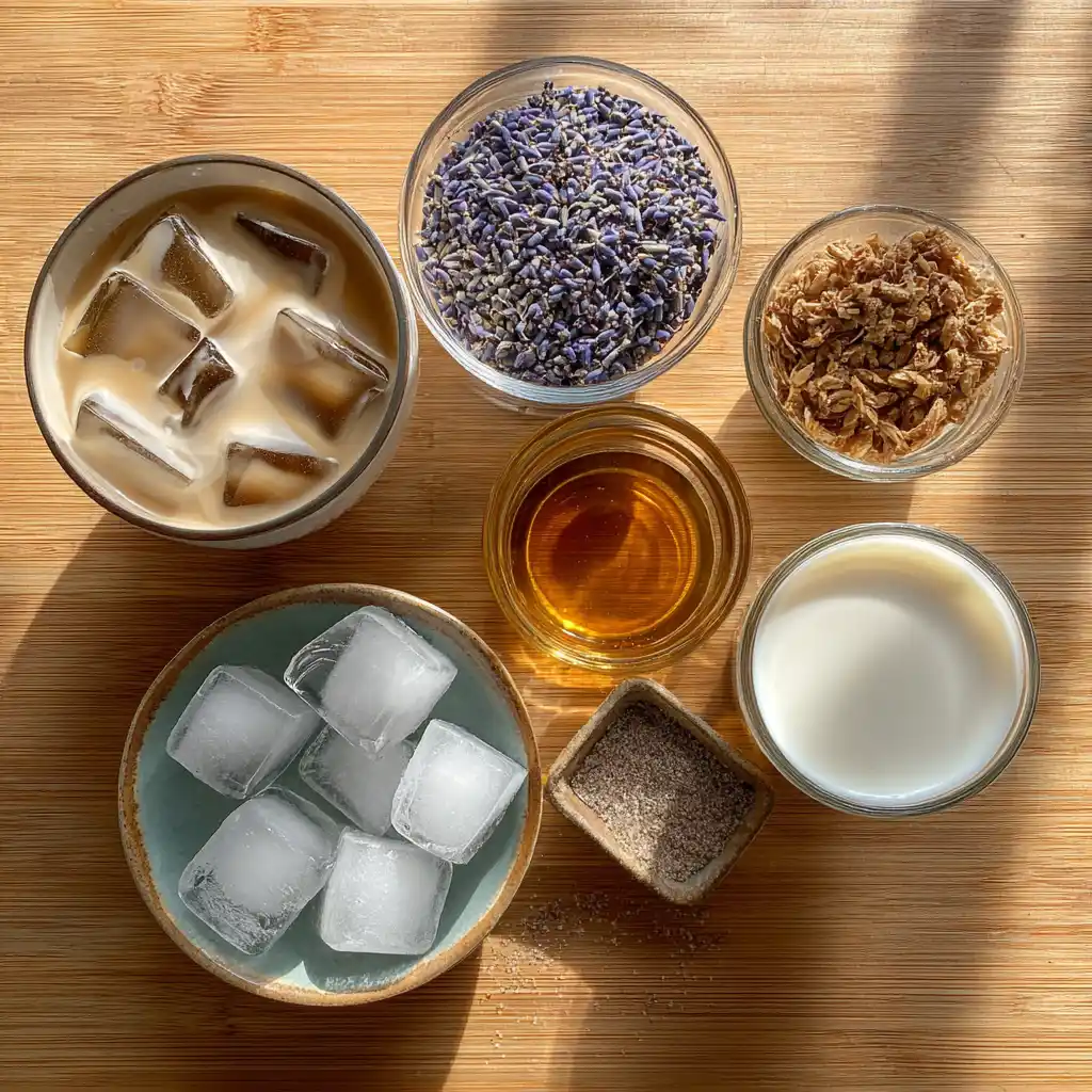 Iced Lavender Honey Latte