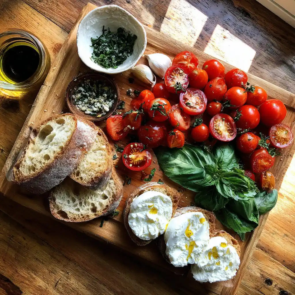 Tomato Burrata Toast