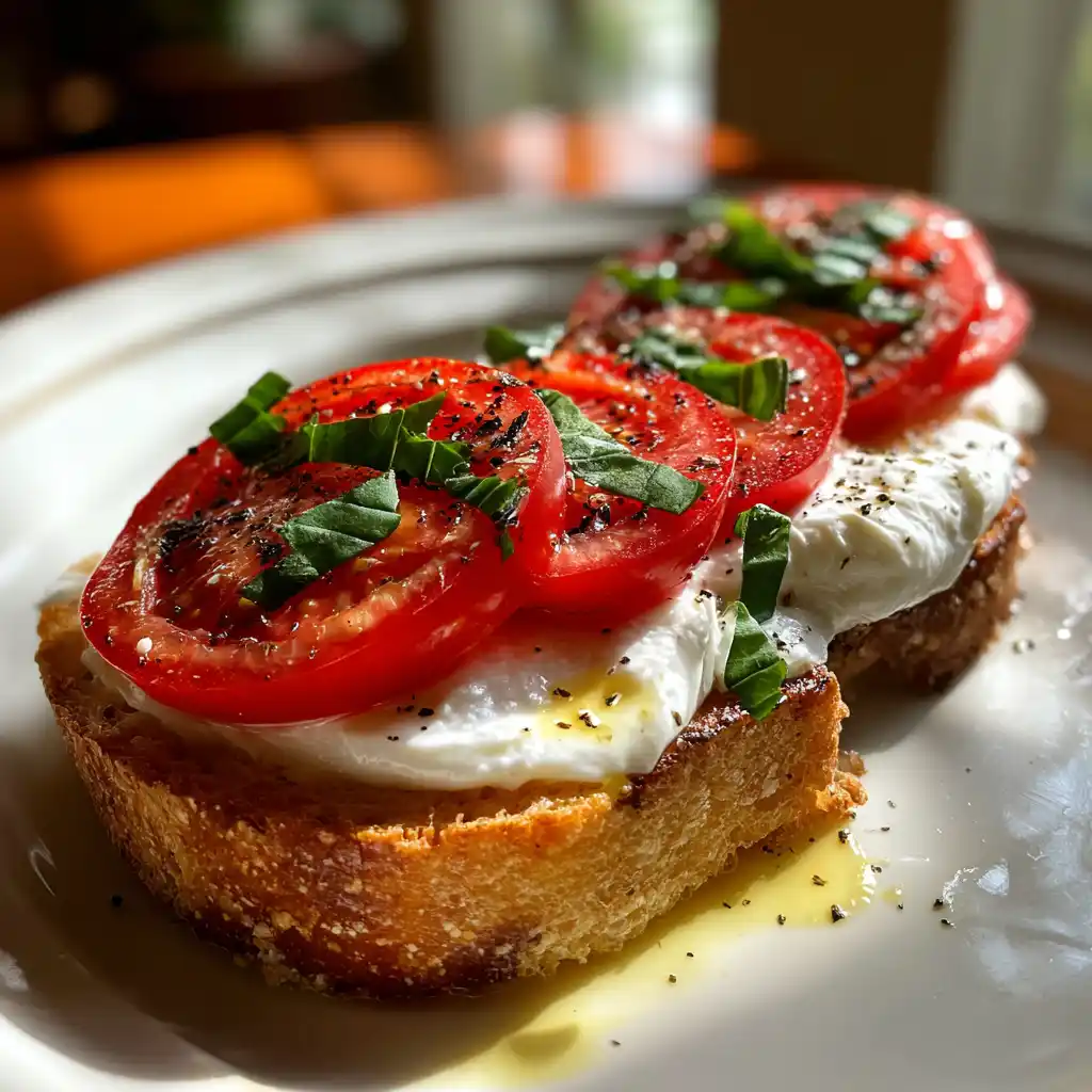 Tomato Burrata Toast